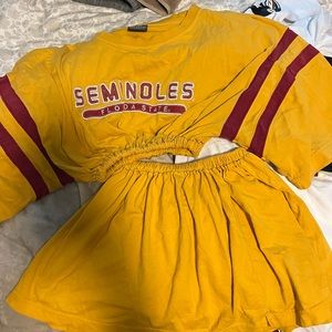 One of a kind 2 piece FSU game day outfit